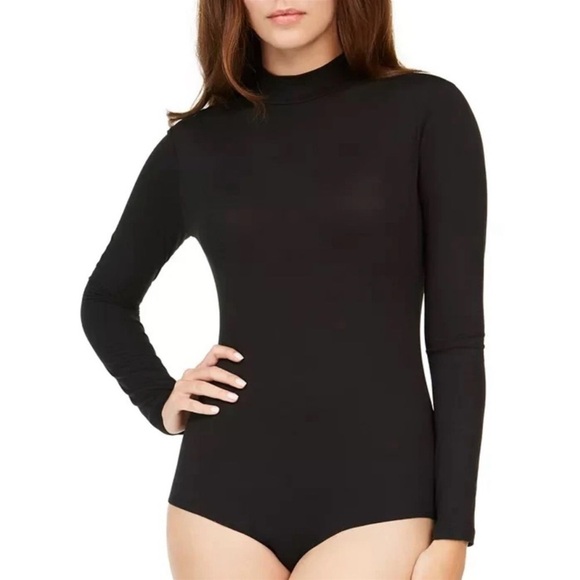 NWT 32 Degrees Heat Black Bodysuit size M - Picture 1 of 5